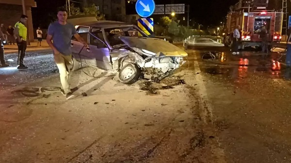 İki avtomobil toqquşdu: 2 yaralı