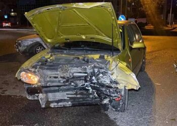 İki avtomobil toqquşdu: 4 yaralı
