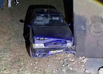 Avtomobil yol kənarına aşdı