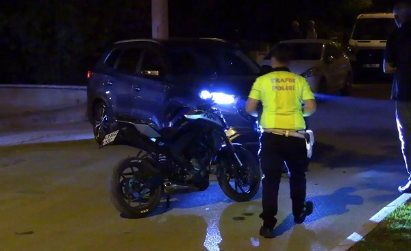 Minik avtomobil və motosiklet toqquşdu: 1 yaralı