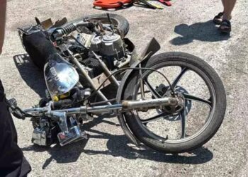 Minik avtomobili və motosikleti toqquşdu: 2 yaralı