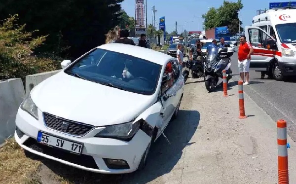 Motosiklet və minik avtombili toqquşdu: 1 yaralı