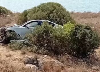 Avtomobil yol kənarına aşdı: Polis öldü