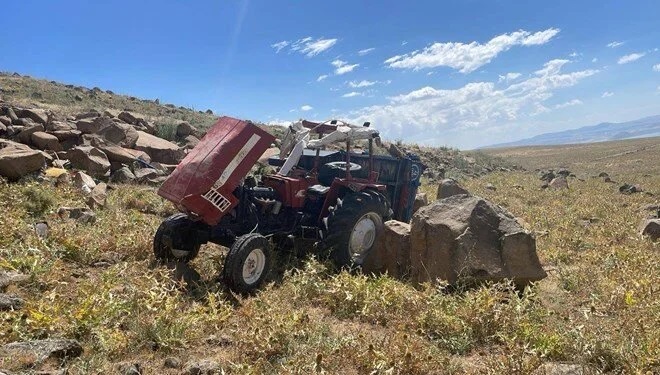 Traktor uçurumdan aşdı: 3 yaralı