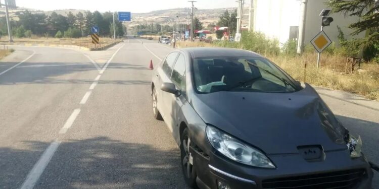 İki avtomobil toqquşdu: 1 yaralı