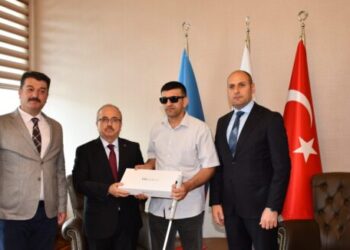 TİKA-dan görmə məhdudiyyətli Qarabağ qaziləri üçün “ağıllı ağac” dəstəyi – FOTOLAR