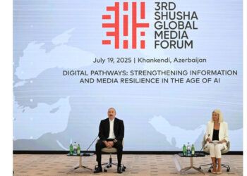 İlham Əliyevin III Şuşa Qlobal Media Forumunun iştirakçıları ilə görüşü keçirilir – CANLI