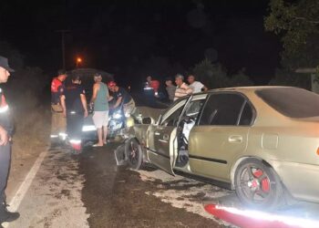 İki avtomobil toqquşdu: 4 yaralı