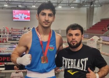 Boksçumuz Portuqaliyada birinci olub