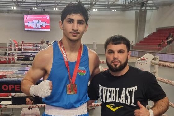 Boksçumuz Portuqaliyada birinci olub