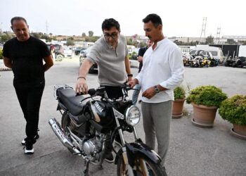 Fərid Qayıbov “Moto X Club”ın fəaliyyəti ilə tanış olub-FOTOLAR