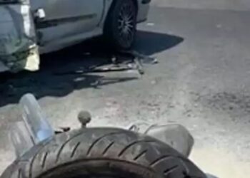 Minik avtomobil və motosiklet toqquşdu: 6 yaralı