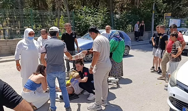 Minik avtomobili və velosiped toqquşdu: 1 yaralı