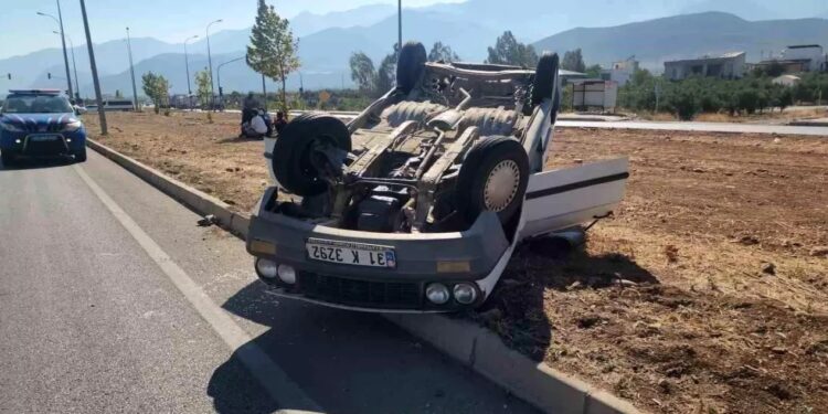 Avtomobil aşdı: Sürücü yaralandı