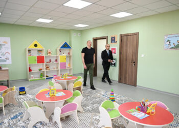 Ağdam şəhərində 1 nömrəli körpələr evi-uşaq bağçası istifadəyə verilib – FOTOLAR