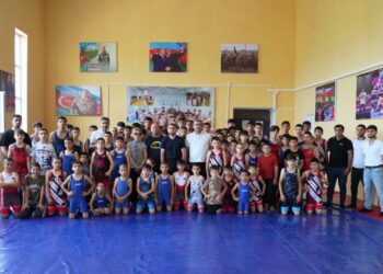 Füzulidə yeni güləş mərkəzi istifadəyə verilib