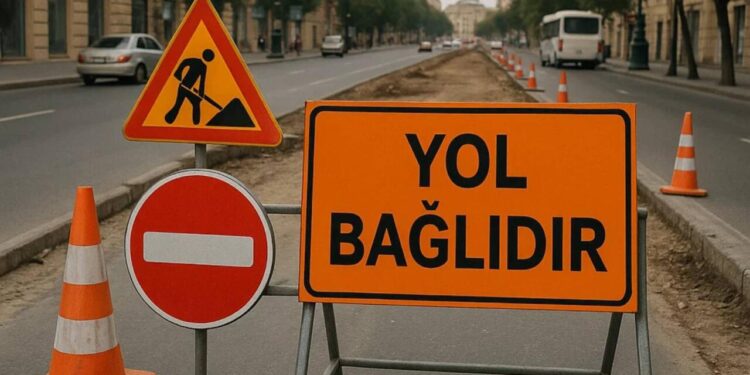 Sabahdan bu yol bağlı olacaq