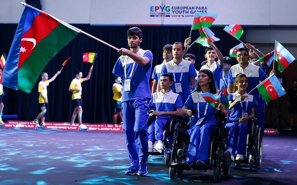 Avropa Gənclər Paralimpiya Oyunlarının açılış mərasimi keçirilib
