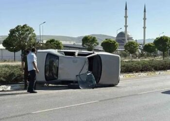 Avtomobil aşdı: 2 yaralı