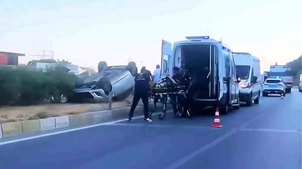 Avtomobil aşdı: 3 yaralı