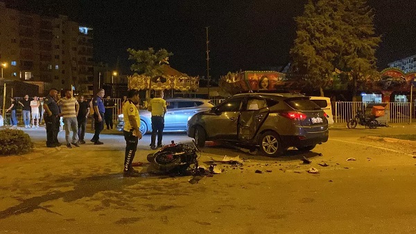 Minik avtomobili və motosiklet toqquşdu: 1 ölü