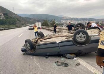 Avtomobil aşdı: 4 yaralı