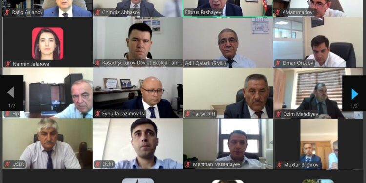 Qarabağ suvarma kanalının yenidən qurulması ilə bağlı yaradılmış İşçi qrupunun növbəti onlayn iclası keçirilib