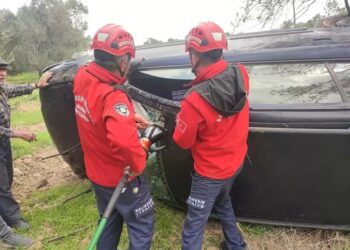 Avtomobil aşdı: Sürücü yaralandı