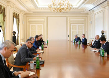 Prezident Böyük Britaniyanın dövlət nazirini qəbul edib – VİDEO – FOTOLAR