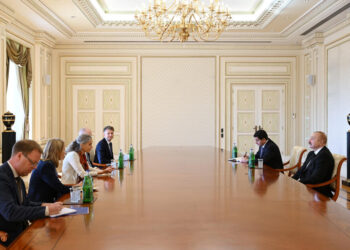 Prezident Maqdalena Qrononu qəbul edib – FOTOLAR