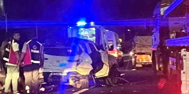 Donuz qəzaya səbəb oldu: 5 yaralı