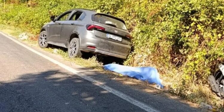 Minik avtomobili və motosiklet toqquşdu: Ər və arvad öldü