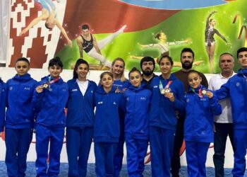 İdman gimnastlarımız Açıq kubokdan medallarla geri döndülər
