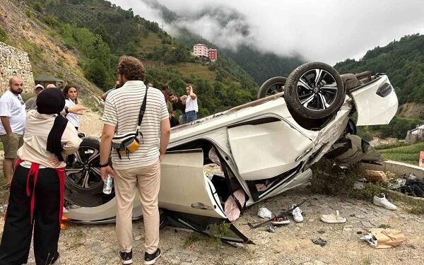 Avtomobil aşdı: 4 yaralı