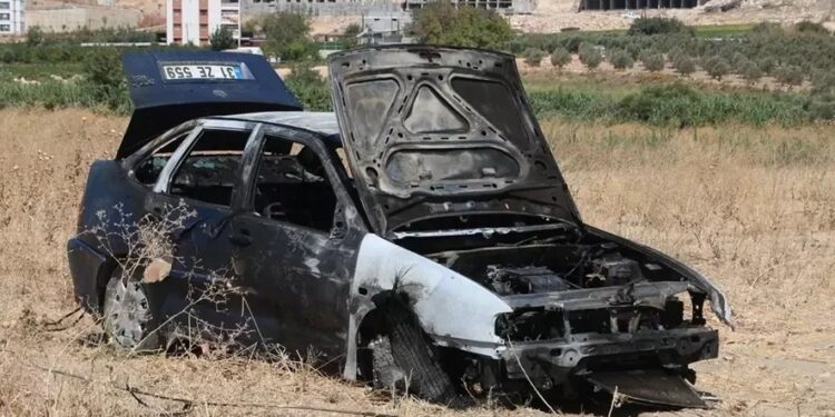 Hərəkətdə olan avtomobil yandı