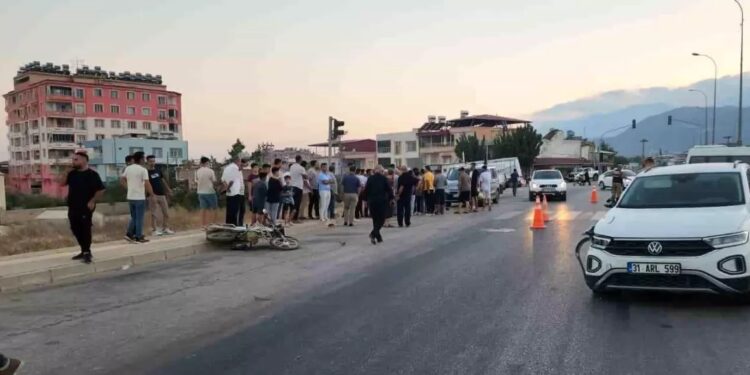 Minik avtomobili və motosiklet toqquşdu: 1 ölü