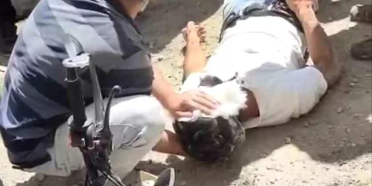 Minik avtomobili və motosiklet toqquşdu: 2 yaralı