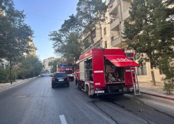 Bakıda PARTLAYIŞ – yaralı var – FOTOLAR