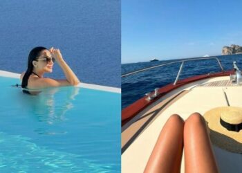 Vüsalə Əlizadə Yunanıstanda hovuz və ada macərasını paylaşdı – Cazibədarlığı ilə heyran qoydu