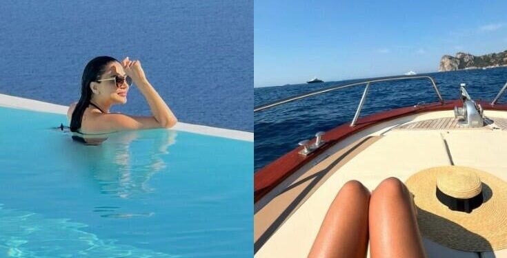 Vüsalə Əlizadə Yunanıstanda hovuz və ada macərasını paylaşdı – Cazibədarlığı ilə heyran qoydu