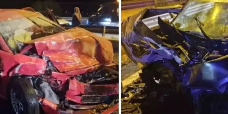 İki avtomobil toqquşdu: 8 yaralı