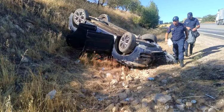 Avtomobil aşdı: 1 yaralı