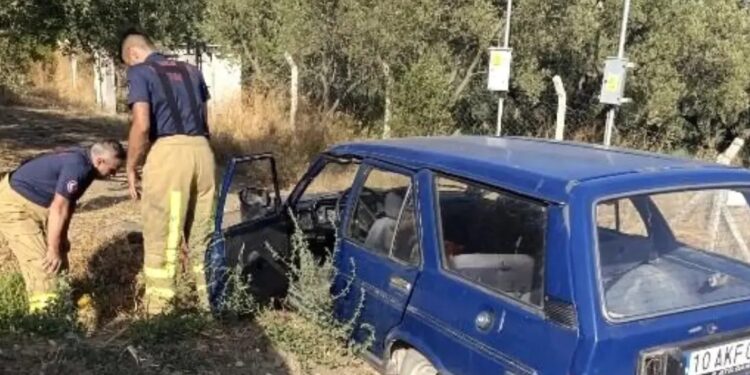 Avtomobil aşdı: Sürücü yaralandı