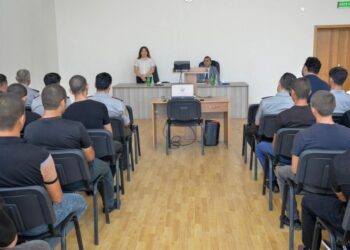 Yetkinlik yaşına çatmayanlar üçün penitensiar müəssisəsində saxlanılan yeniyetmə məhkumlara təlim keçirilib