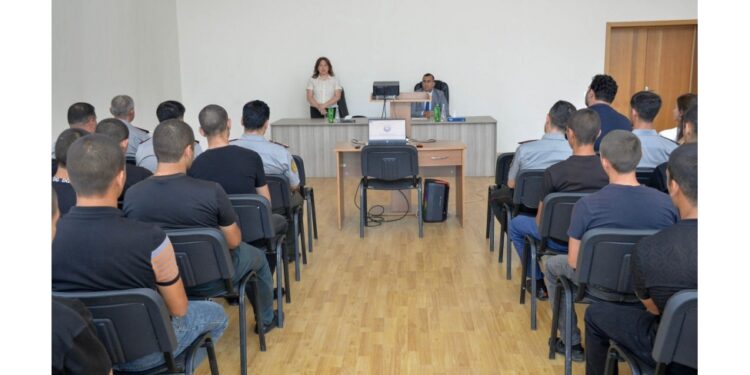 Yetkinlik yaşına çatmayanlar üçün penitensiar müəssisəsində saxlanılan yeniyetmə məhkumlara təlim keçirilib