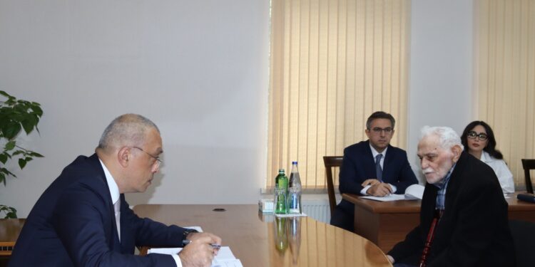 Azərbaycan Dövlət Su Ehtiyatları Agentliyinin sədri Tovuz rayonunda vətəndaşlarla görüşüb-FOTOLAR