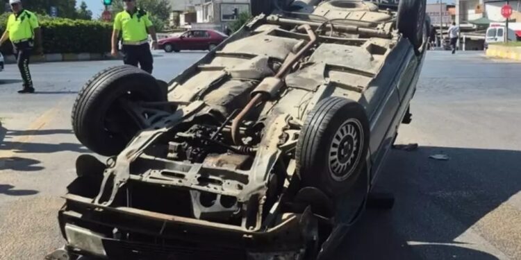 Avtomobil aşdı: 2 yaralı