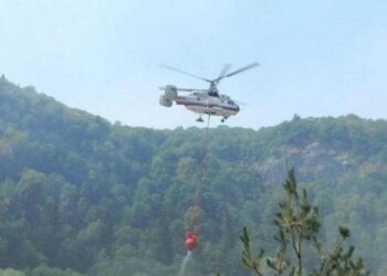 Ağdərədə yanğın – Helikopter cəlb olundu