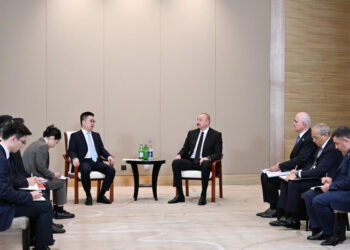 Prezident İTiencində “Sichian Sunsync Photovoltaic Technology Co” şirkətinin təsisçisi və sədri ilə görüşüb – FOTOLAR