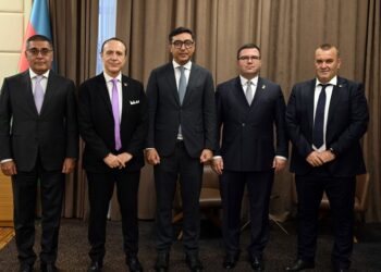 Fərid Qayıbov Albaniya Olimpiya Komitəsinin prezidenti və digər rəsmi şəxslərlə görüşüb